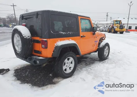 2012 Jeep Wrangler Sport z USA, uszkodzony, nr VIN 1C4AJWAG7CL186283